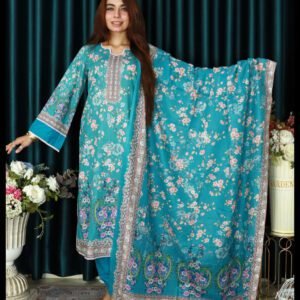 PAKISTANI INSPIRED MALHAR LAWN CODE CODE 164 FEROZA COLOUR
