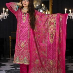PAKISTANI INSPIRED MALHAR LAWN CODE 161 MAJENTA