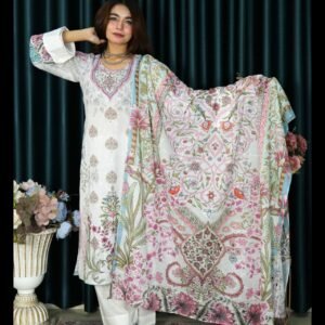 PAKISTANI INSPIRED EMBODARY MALHAR LAWN CODE 12