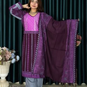 ANJAN COTTON CODE 606 PURPLE