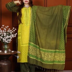 ANJAN COTTON CODE 45 OLIVE