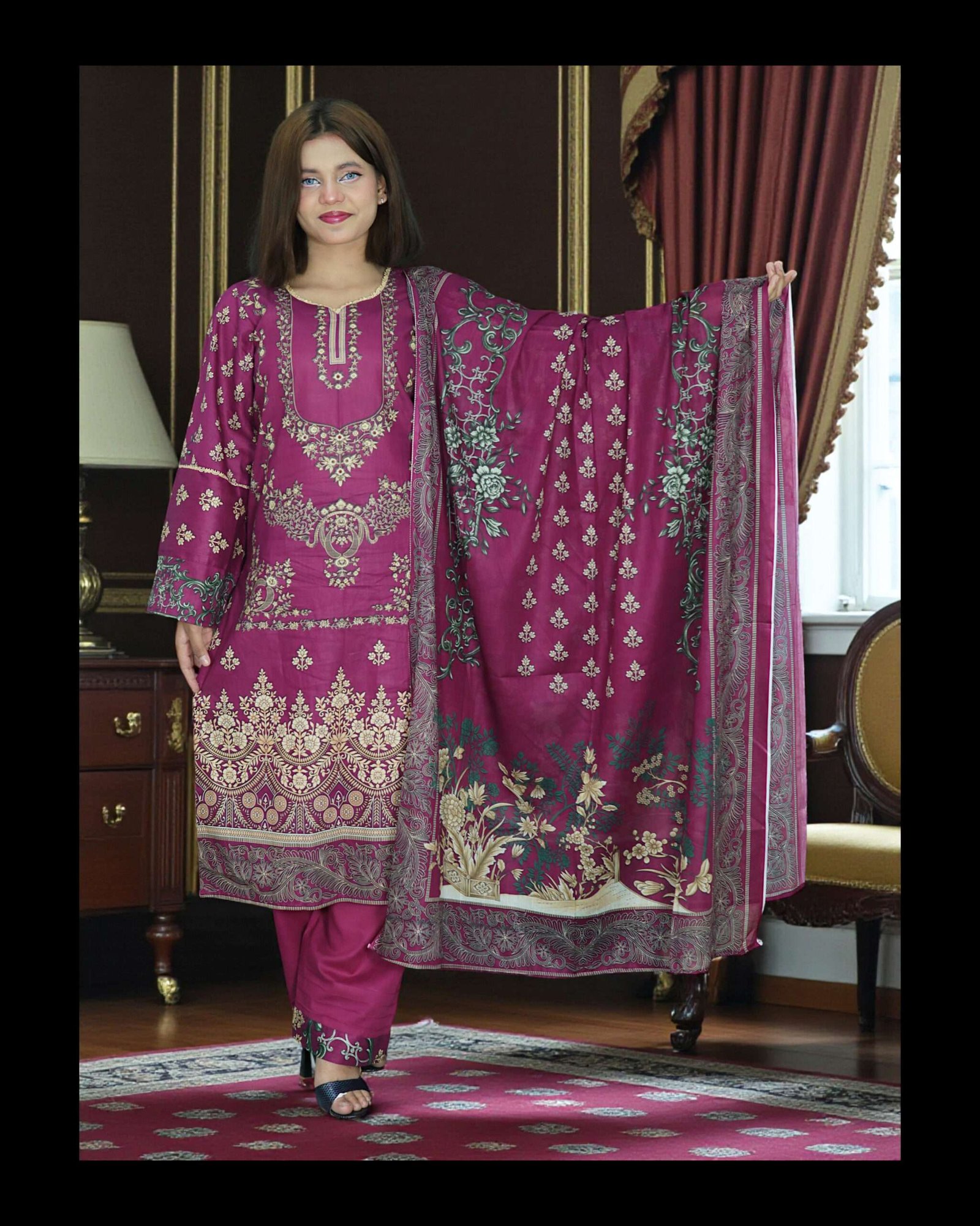 CLOUD SWISS LAWN 408 JAM COLOUR